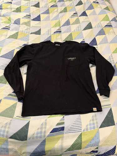 Carhartt × Streetwear Carhartt logo long sleeve sh