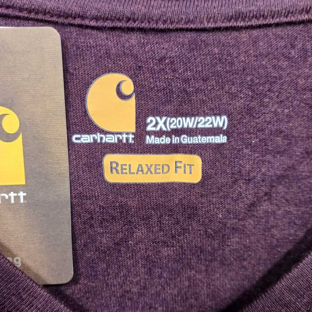 Carhartt Women's Purple T Shirt Size 2XL - image 3