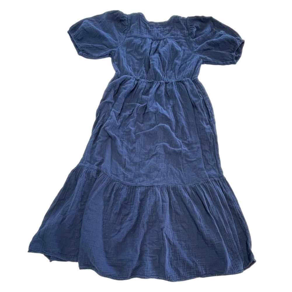 Xirena Dress Womens Large Blue Lennox Puff Sleeve… - image 3