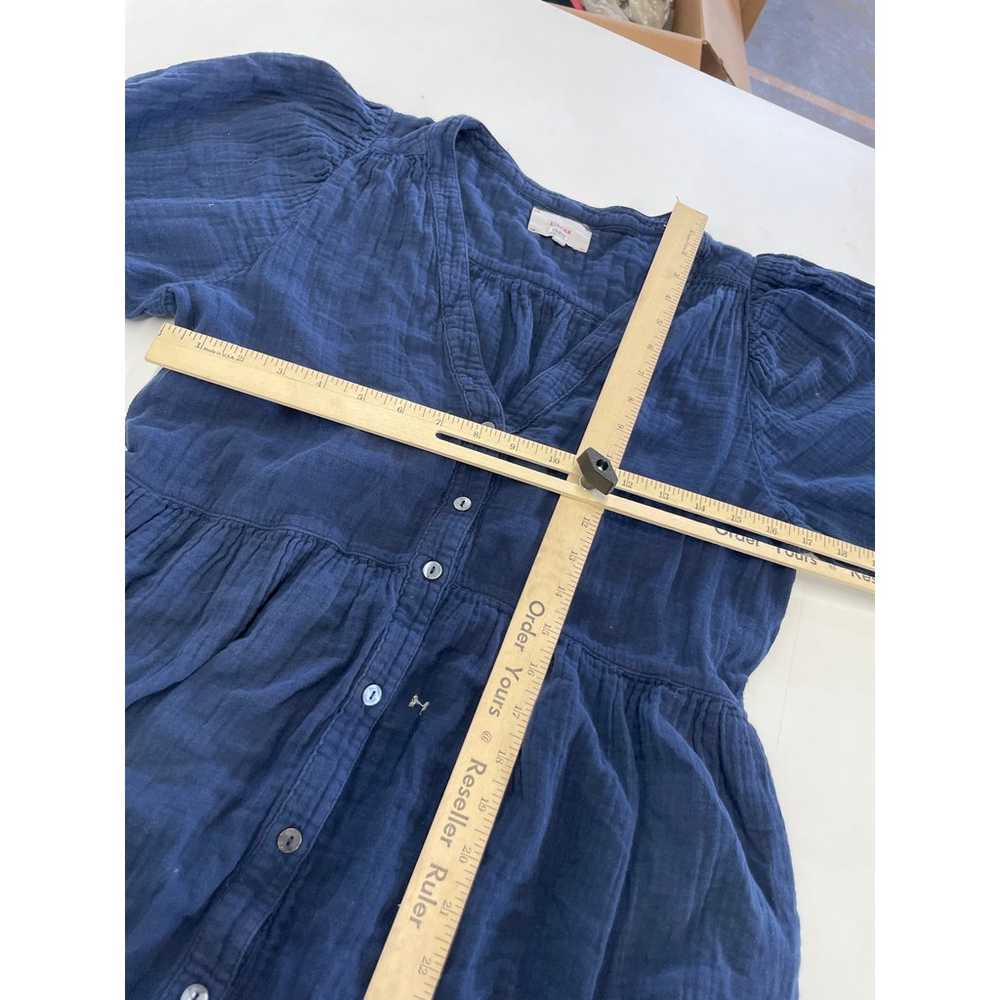 Xirena Dress Womens Large Blue Lennox Puff Sleeve… - image 5