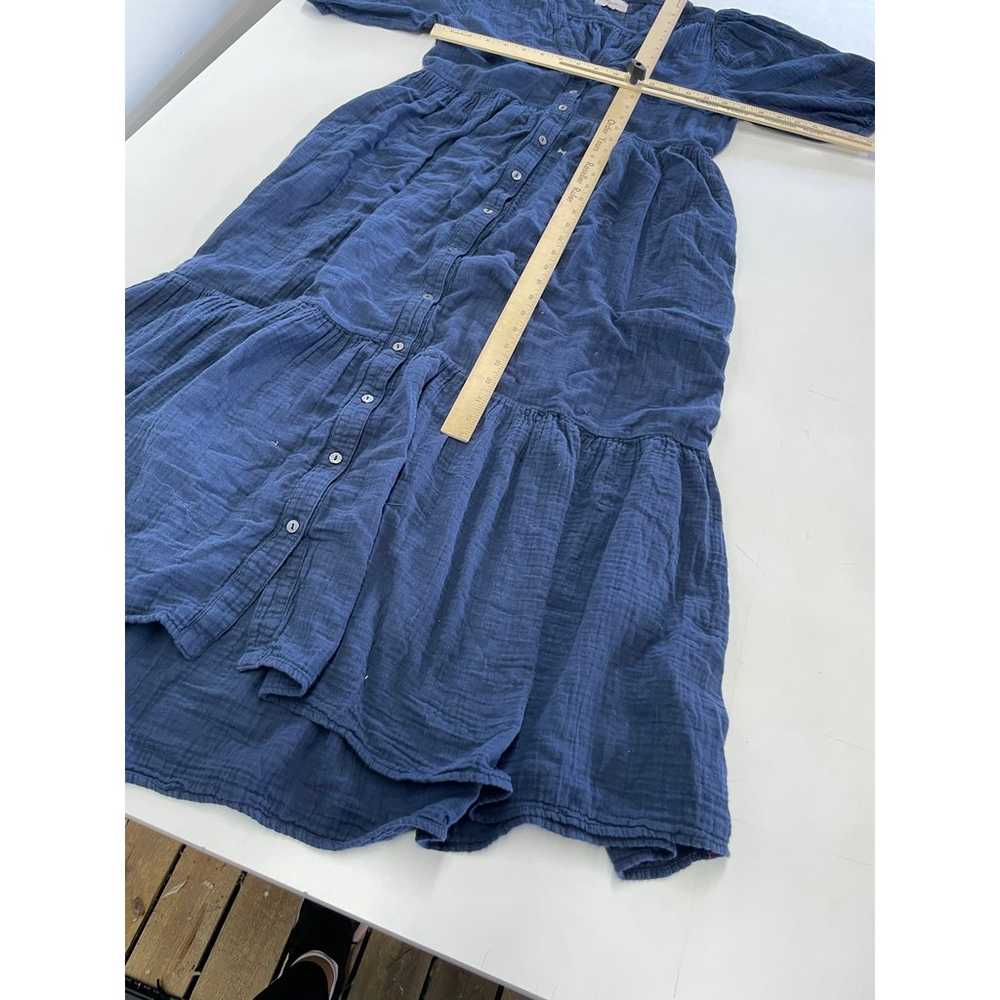 Xirena Dress Womens Large Blue Lennox Puff Sleeve… - image 6