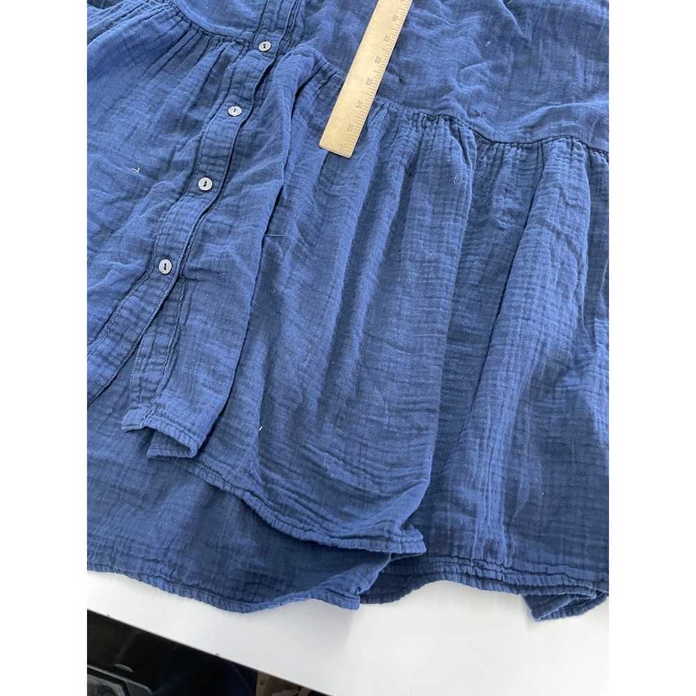 Xirena Dress Womens Large Blue Lennox Puff Sleeve… - image 7
