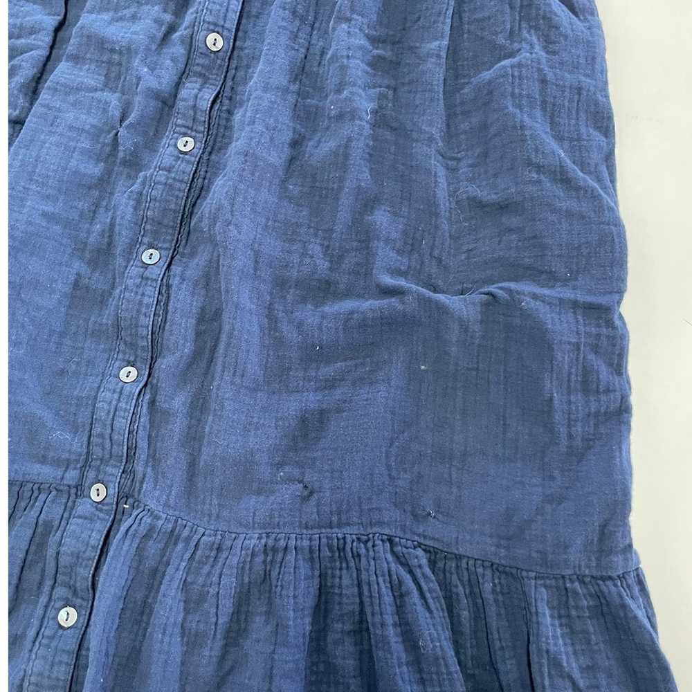 Xirena Dress Womens Large Blue Lennox Puff Sleeve… - image 9