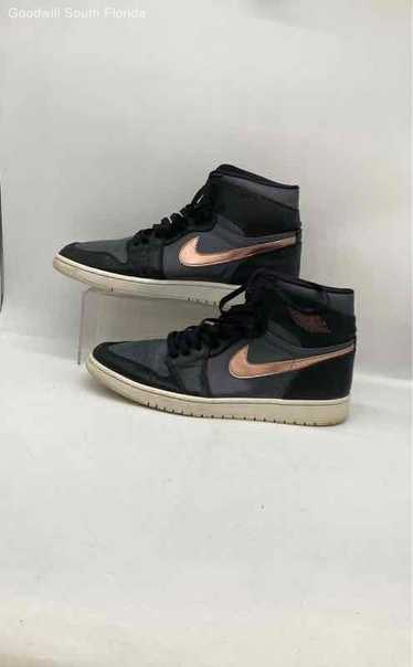 Nike Air Jordan Mens Black Gray Sneakers Size 12