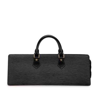 Black Louis Vuitton Epi Sac Triangle Handbag