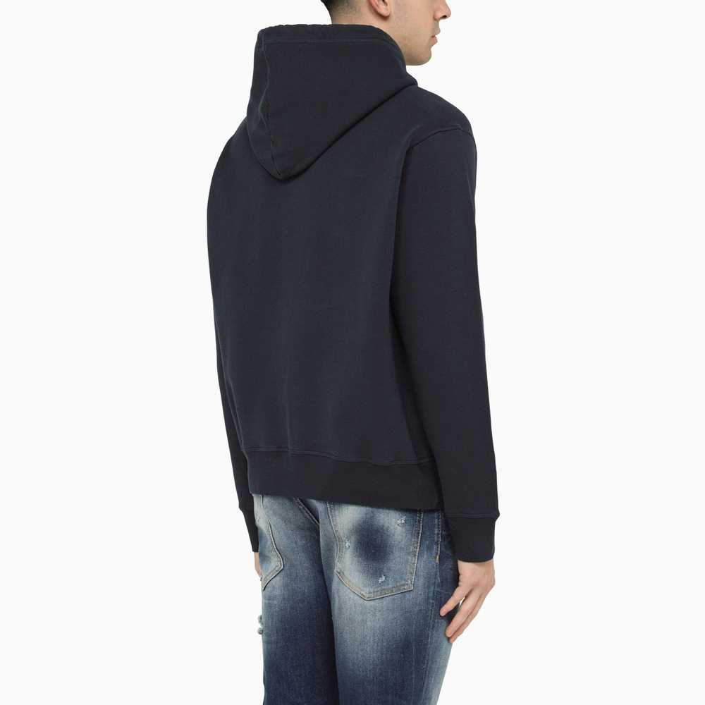 Dsquared2 Dark Blue Cotton Hooded Sweatshirt With… - image 3