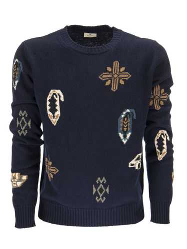 Etro Wool And Cotton Inlaid Jumper