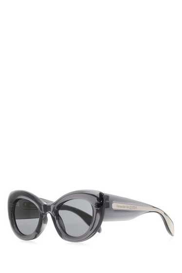 Alexander Mcqueen Woman Dark Grey Acetate The Curv