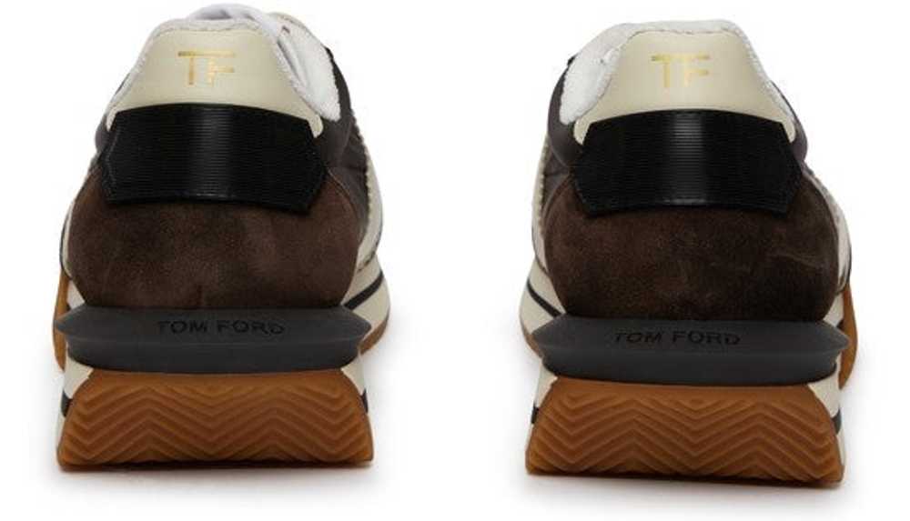 Tom Ford Men Suede & Tech Low Top Sneakers - image 4
