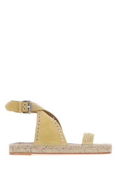 ISABEL MARANT WOMAN Mustard Suede Illya Espadrille