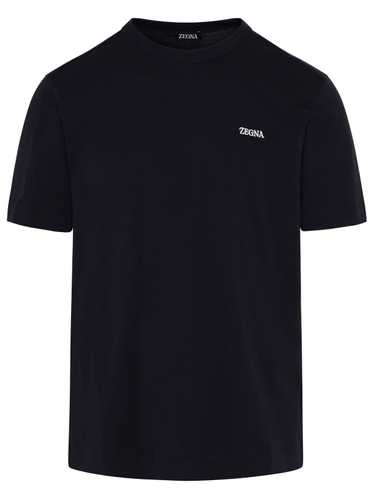 ZEGNA Man T-Shirt In Cotone Navy - image 1