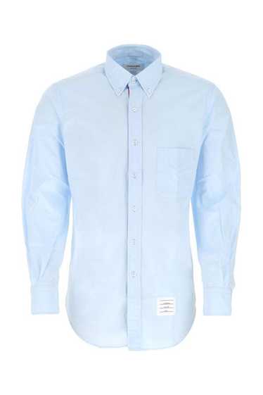 THOM BROWNE Light Blue Popeline Shirt - image 1