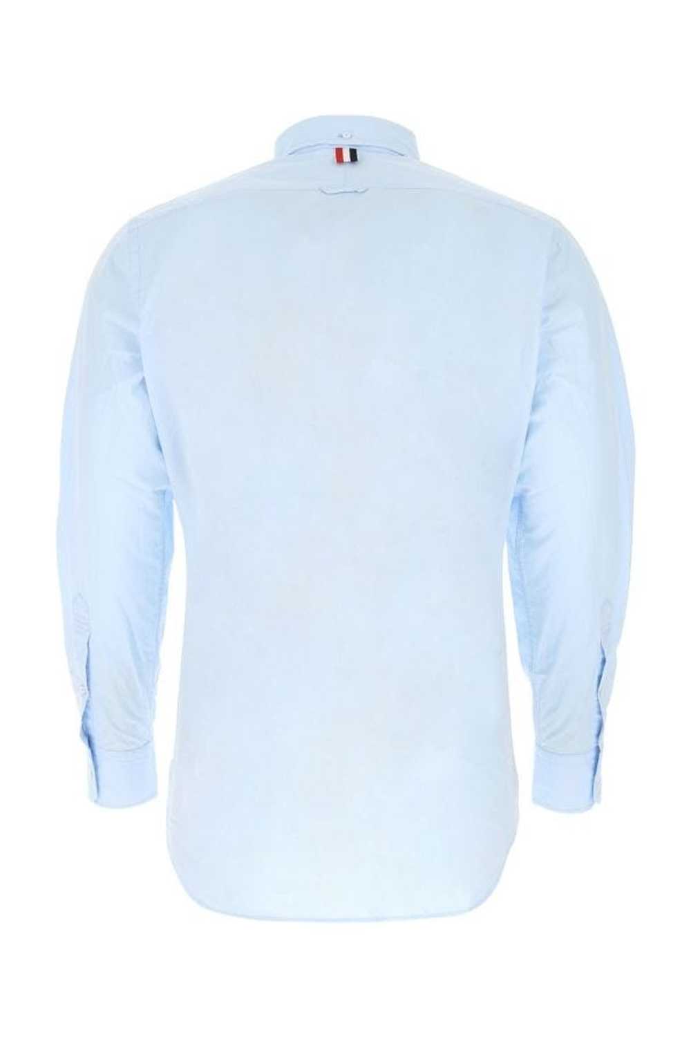 THOM BROWNE Light Blue Popeline Shirt - image 2