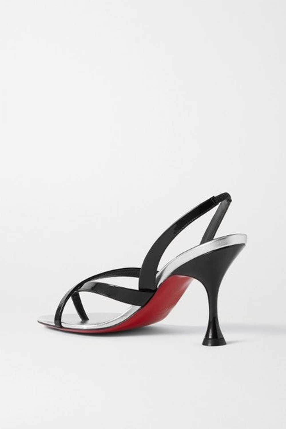 CHRISTIAN LOUBOUTIN Black Taralita 85 Patent-leat… - image 2