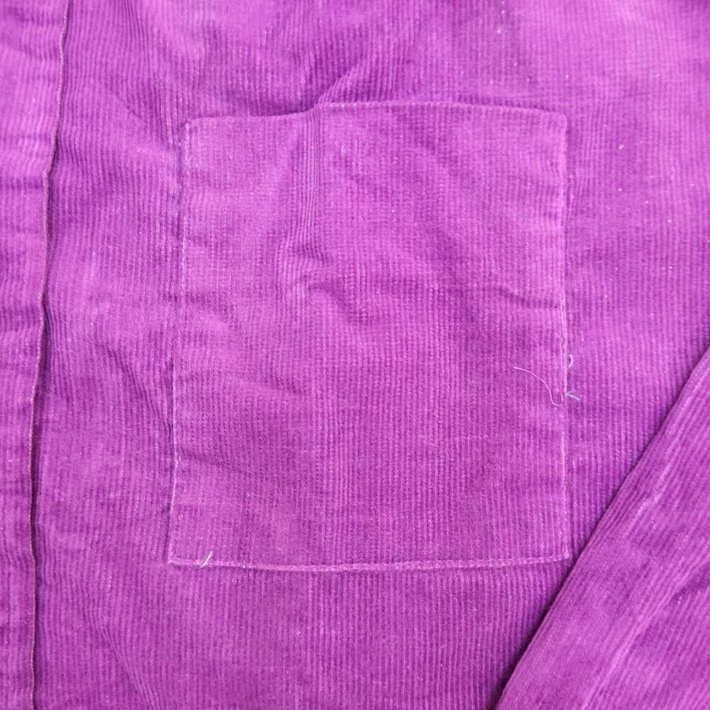 Other Vintage 90s Corduroy Baggy Button Shirt Lar… - image 10