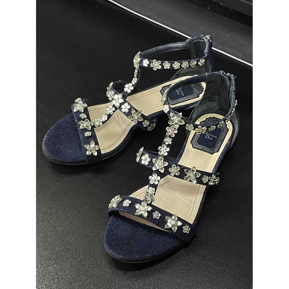 Dior Cloth sandal - image 2