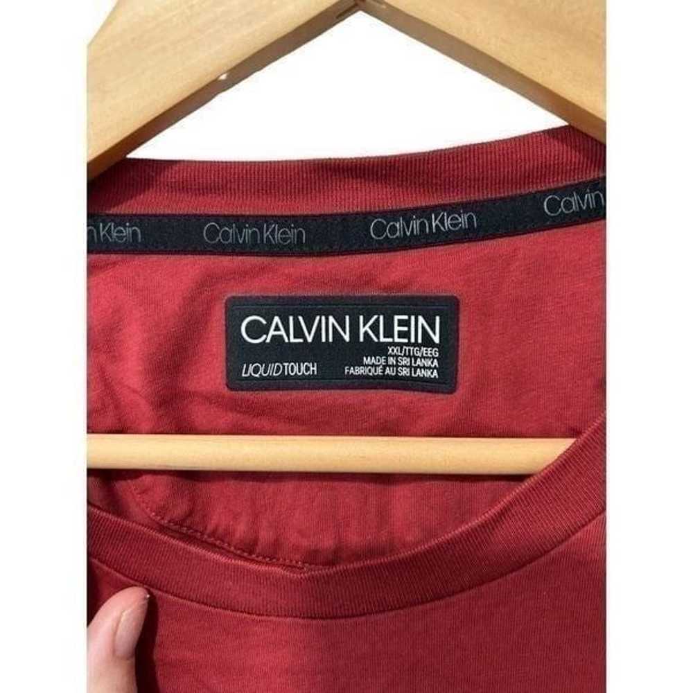 Calvin Klein Rust Orange Liquid Touch Short Sleev… - image 3