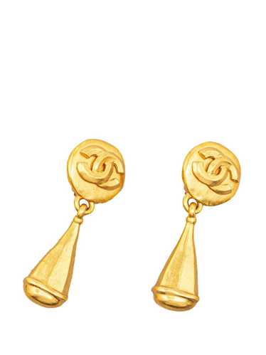 CHANEL Pre-Owned 1996 CC Clip on costume earrings 