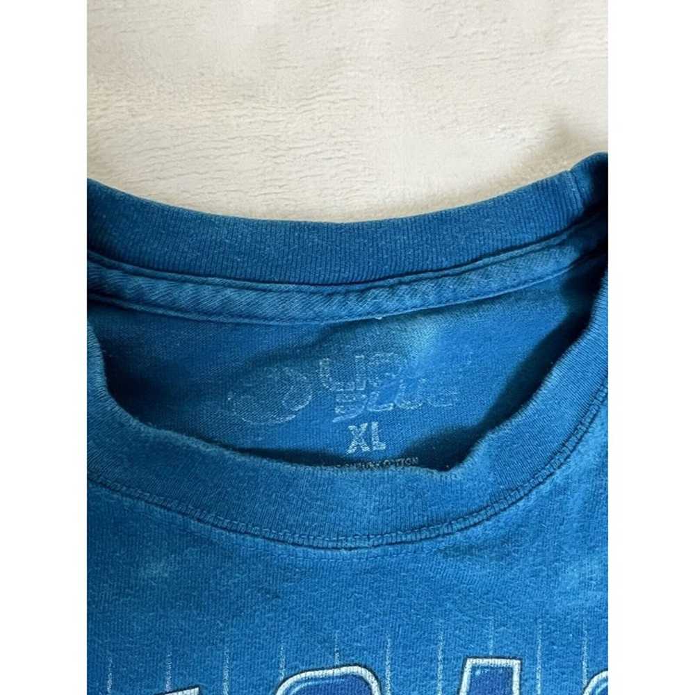 Vintage Chicago Cubs Liquid Blue Tie Dye T-Shirt … - image 7