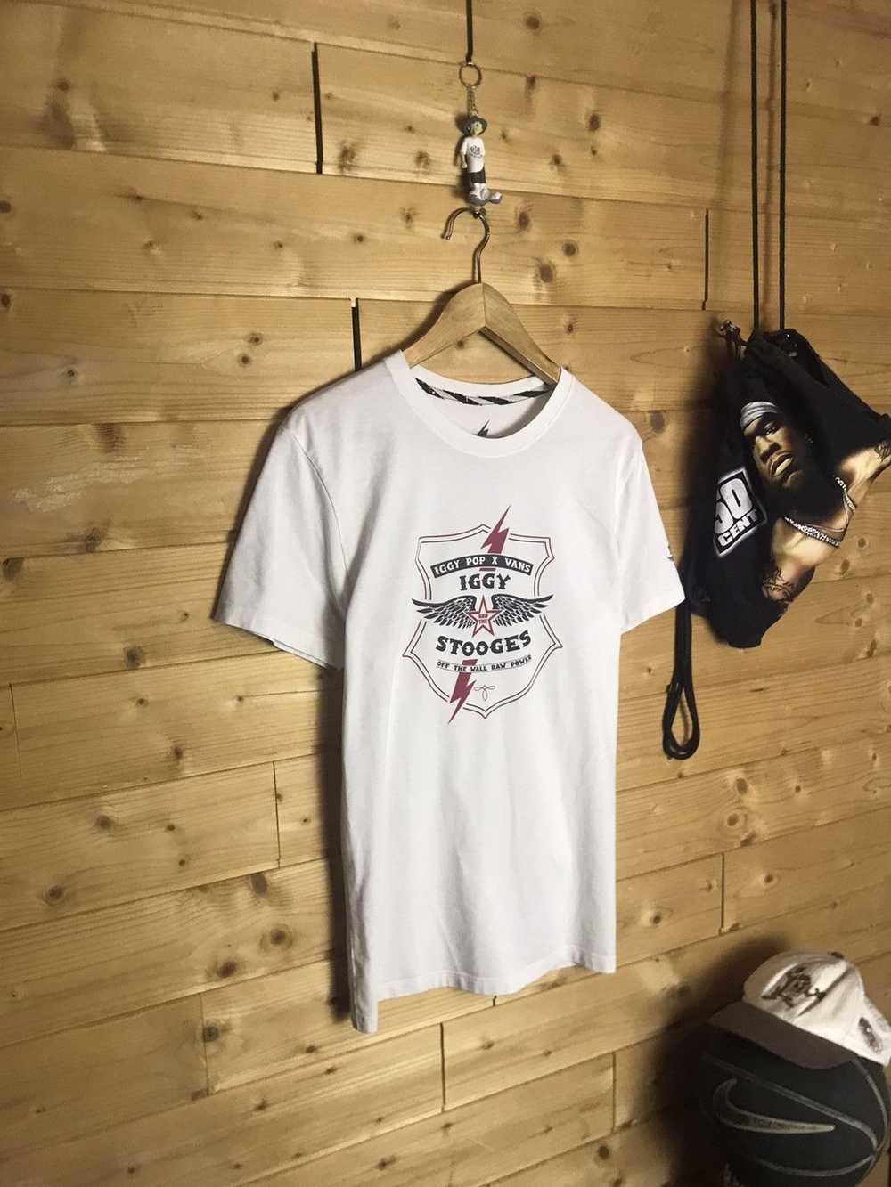 Rock T Shirt × Vans × Vintage Rare Vans X Iggy Po… - image 2