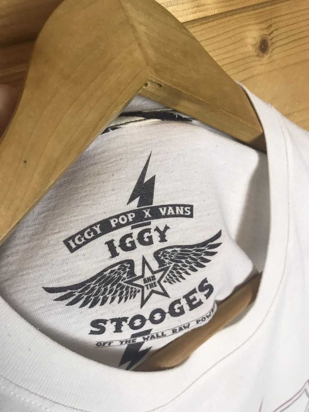 Rock T Shirt × Vans × Vintage Rare Vans X Iggy Po… - image 5