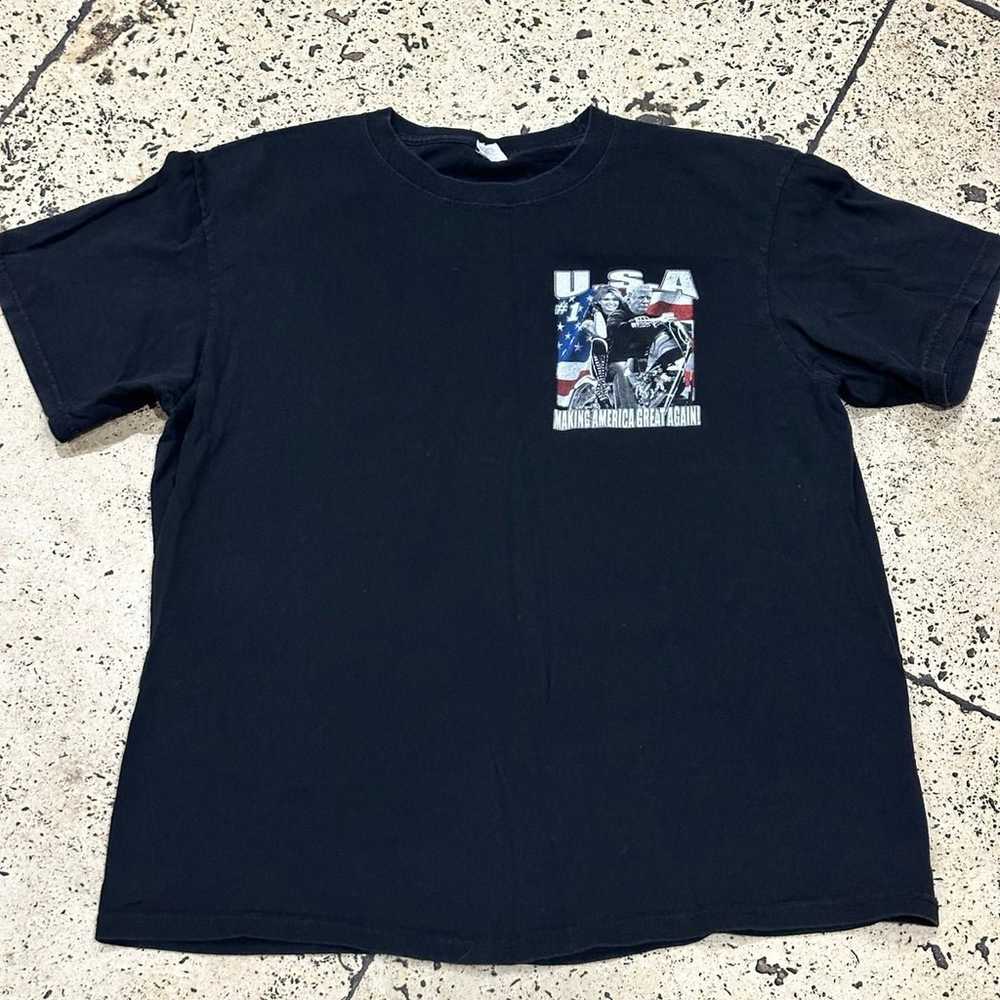 Make America Great Again Biker Shirt XL - image 1