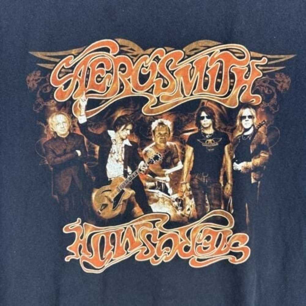 Vintage Aerosmith 2007 World Tour T shirt XL RARE - image 2