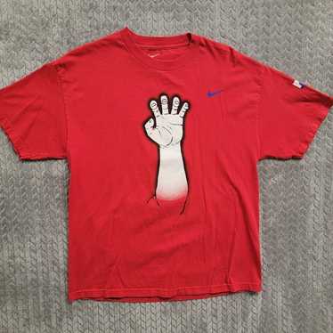 Nike 2010 Texas Rangers Claw and Antler Red T-Shir
