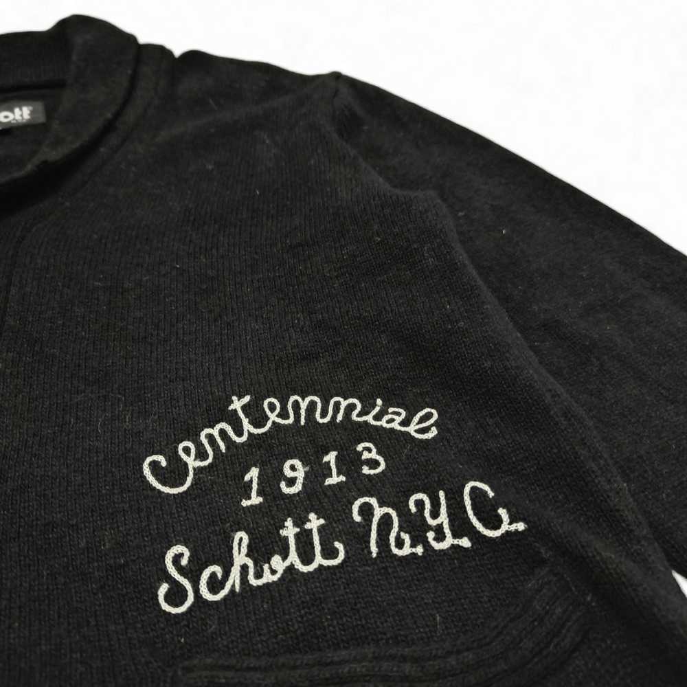 Schott × Vintage Vintage Schott NYC Knitwear Wool… - image 3