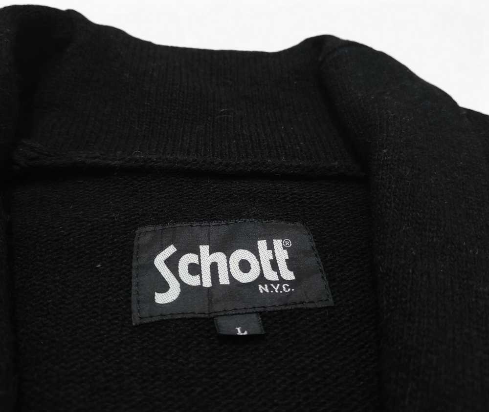 Schott × Vintage Vintage Schott NYC Knitwear Wool… - image 5