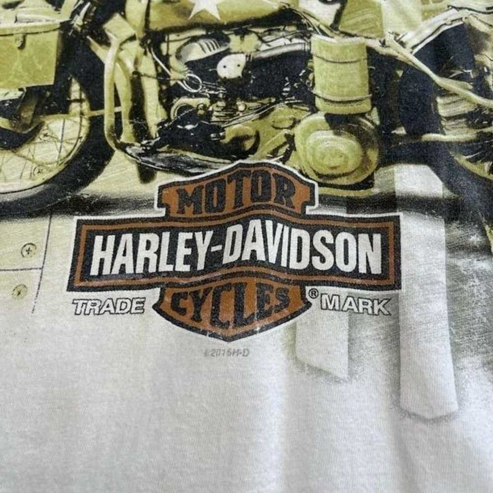 Harley Davidson Men’s White Long Sleeve Shirt Siz… - image 3