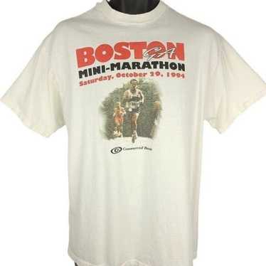 Boston Mini Marathon T Shirt Vintage 90s