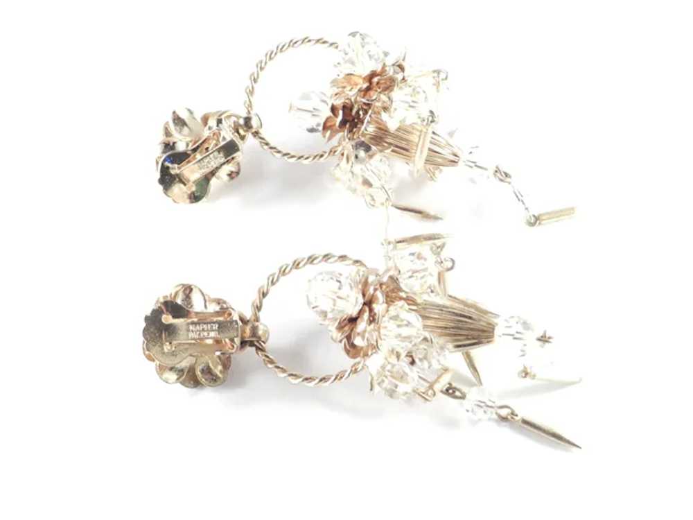 Napier Marilyn Monroe Flower Basket Dangle Earrin… - image 6