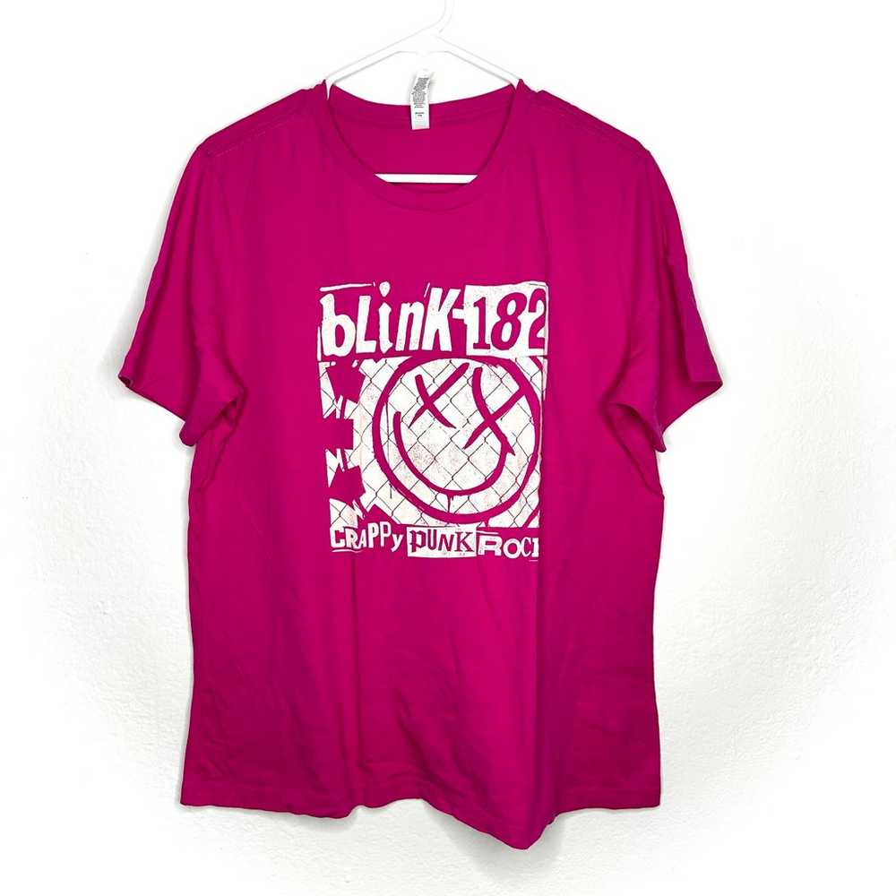 Blink-182 2023 World Tour Pink Tee Official Merch… - image 3