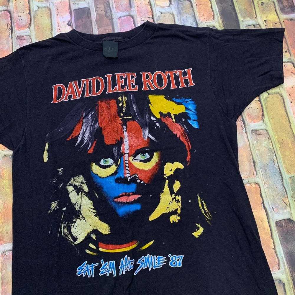 Band Tees × Vintage Vintage David Lee Roth tee - image 3