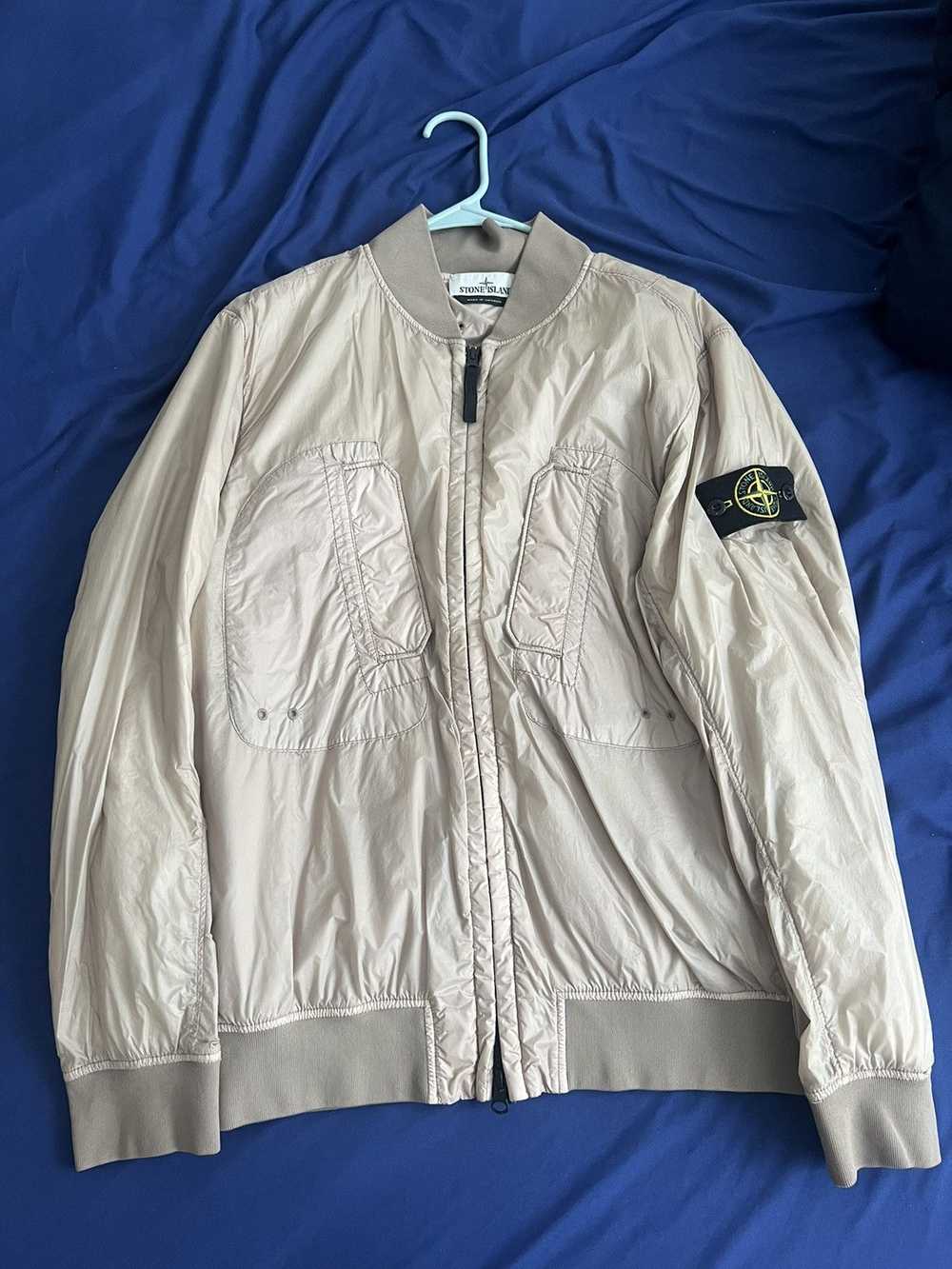 Stone Island Stone Island Bomber Beige $800 Retail - image 1