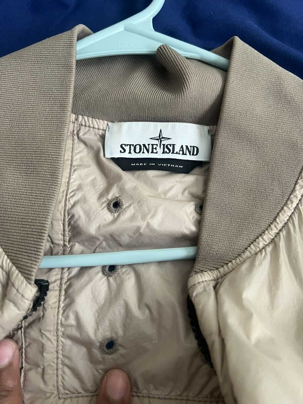 Stone Island Stone Island Bomber Beige $800 Retail - image 4