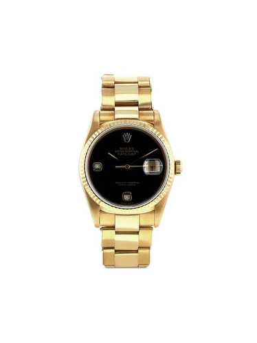 Rolex 1987 pre-owned Datejust 36mm - Black