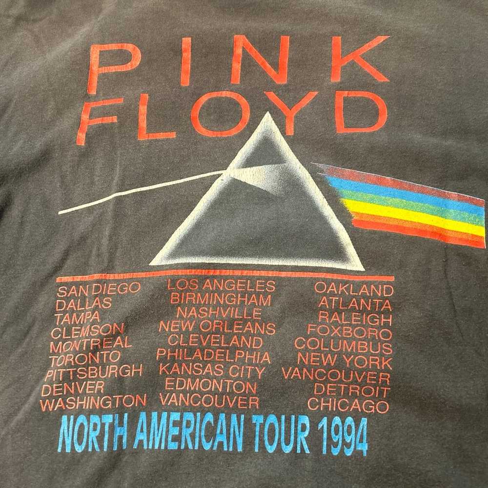 Vtg Pink Floyd 1994 North American Tour Shirt Sz … - image 7