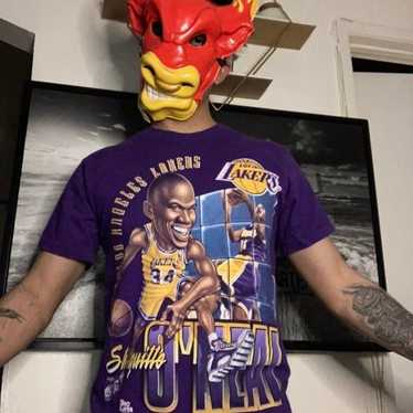 Vintage lakers shaquille oneal pro player shirt