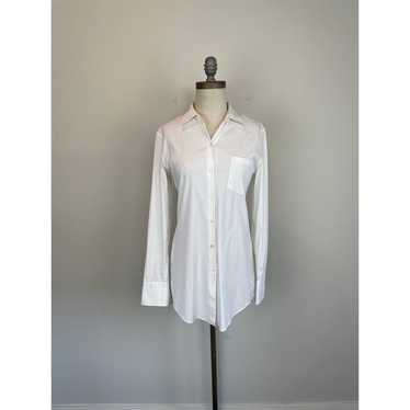 Theory White Robertson Button Up, Size S