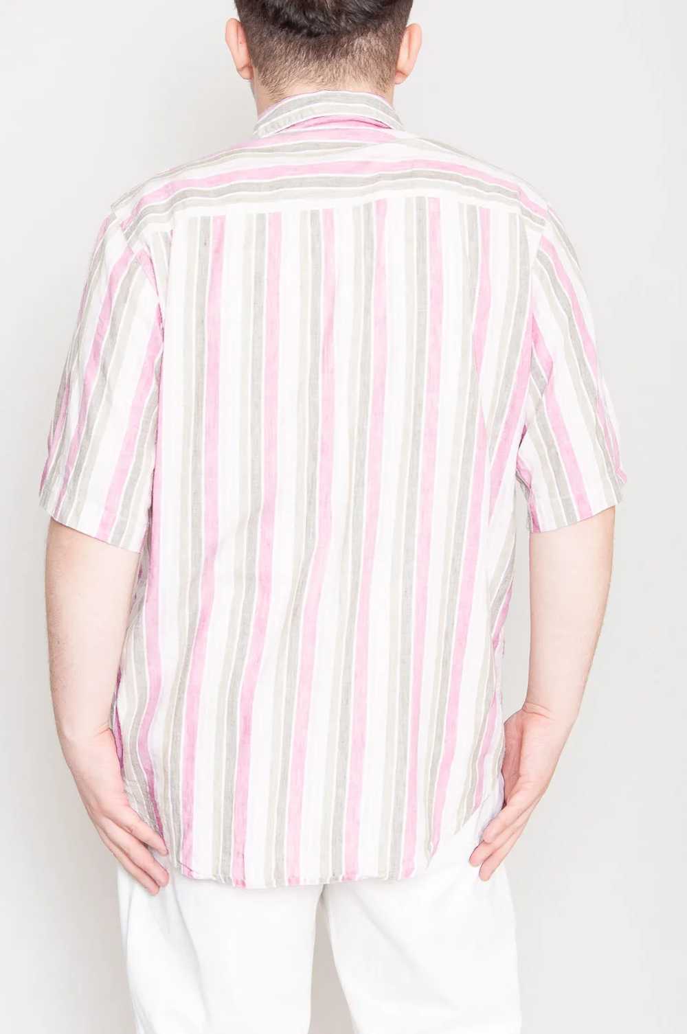 Marlboro Classics short sleeve shirt in pastel co… - image 4