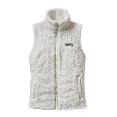Patagonia white fleece vest
