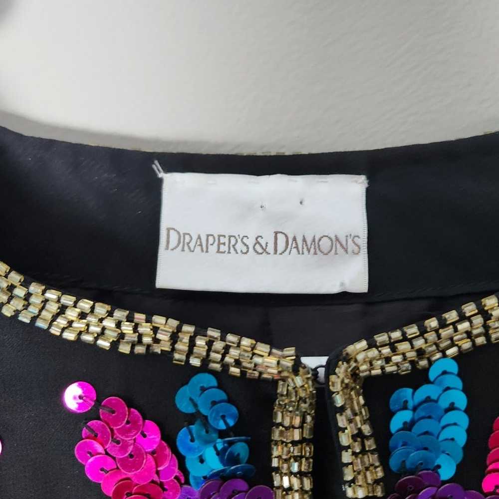 Drapers & Damons Evening Jacket Size Small Beaded… - image 3