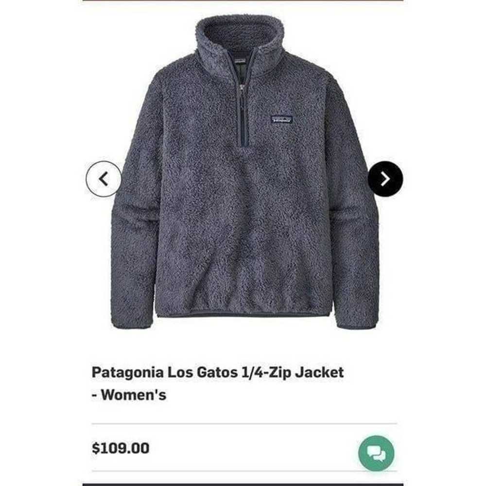 Patagonia womens Los Gatos 1/4 zip fleece. Medium - image 3