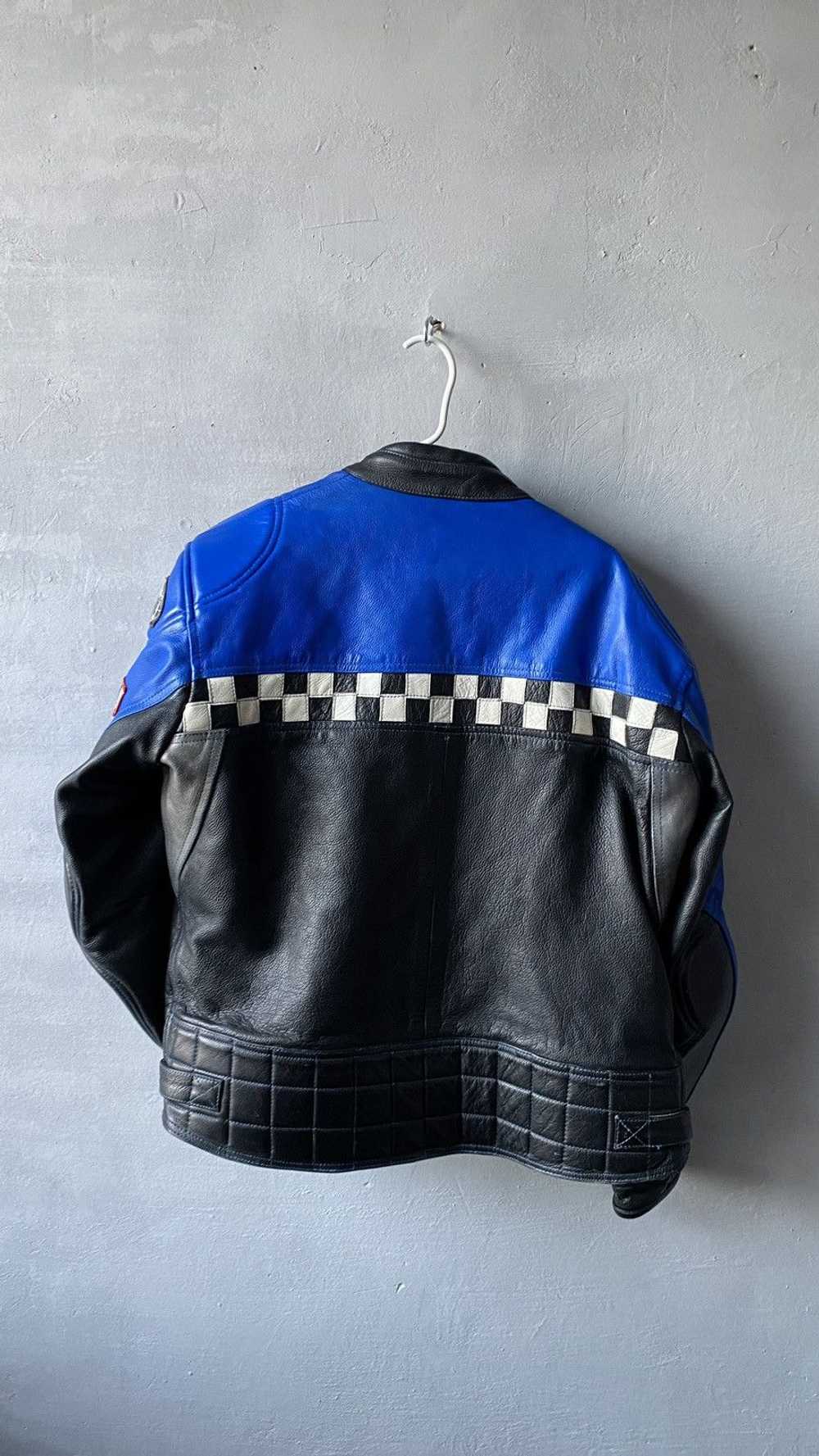 Leather Jacket × MOTO × Racing Vintage leather Mo… - image 10