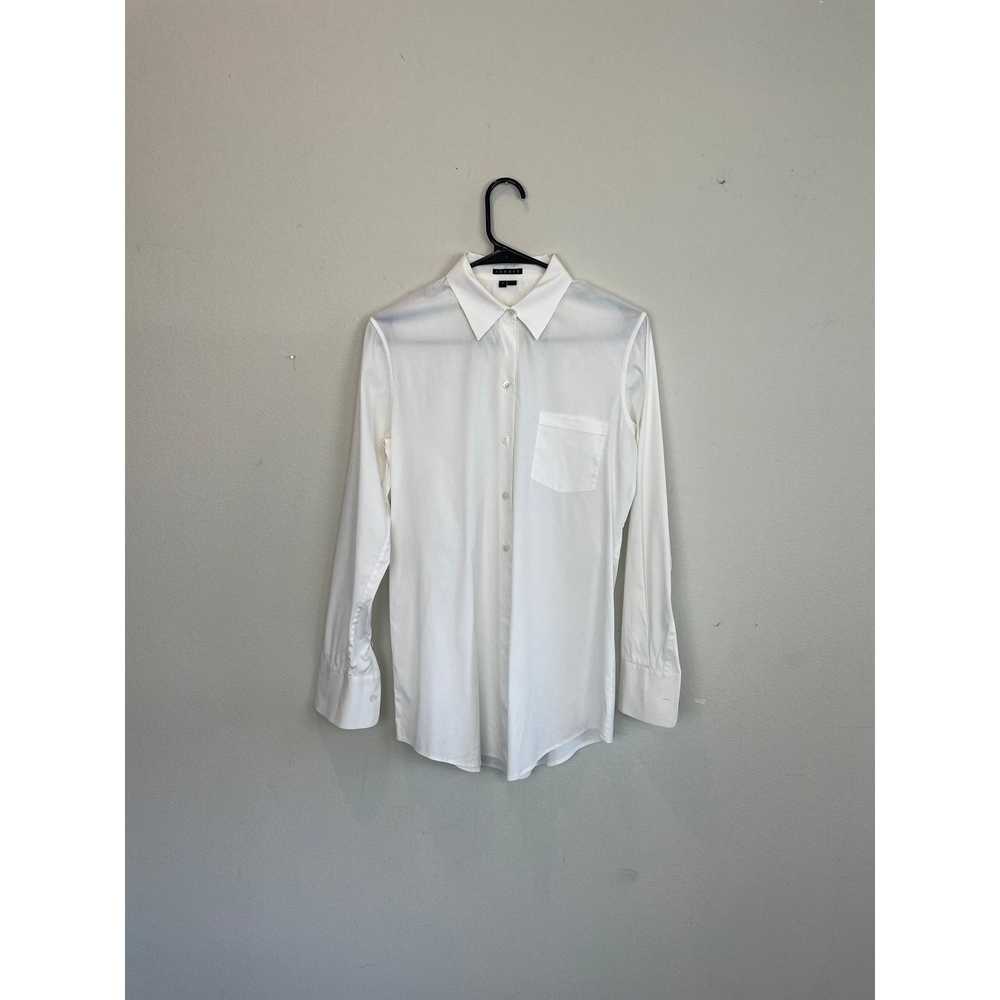 Theory Theory White Robertson Button Up, Size S - image 2