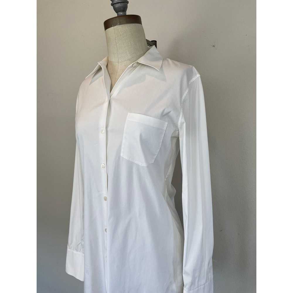 Theory Theory White Robertson Button Up, Size S - image 4