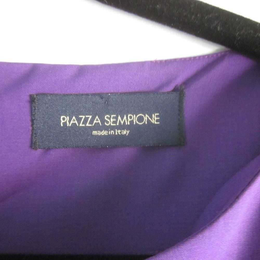 Piazza Sempione Piazza Sempione Purple Wool Sheat… - image 2