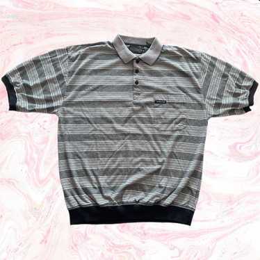Members Only Members only gray and black striped p